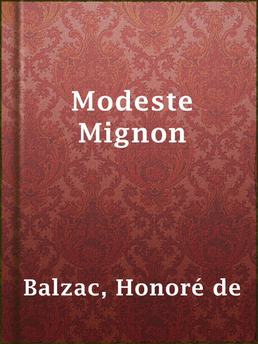 Title details for Modeste Mignon by Honoré de Balzac - Available